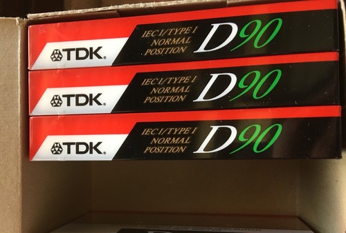 Tdk d90 cassette tape - tdk,