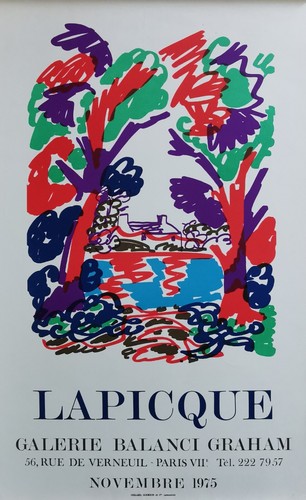 Charles lapicque affiche - lapicque,