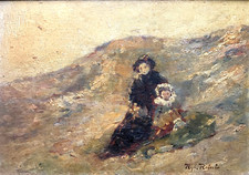 Portrait IMPRESSIONISME Femme