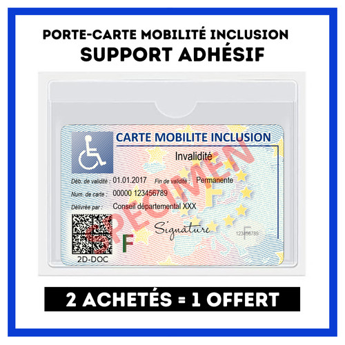 Porte carte mobilité - carte,