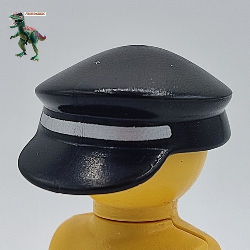 Playmobil casquette noire-chef