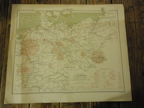 Rare carte geographique - carte,
