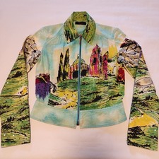 Kenzo Womens Colorful Zip Up