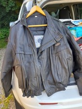 Blouson moto cuir – homme ou femme – robuste & doublé - comme neuf
