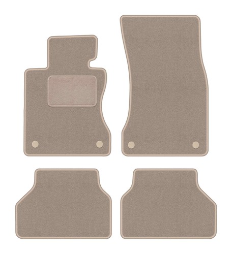 Tapis sol velours beige - tapis,