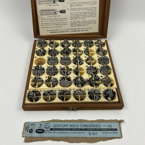Kingsley machine die set - die,