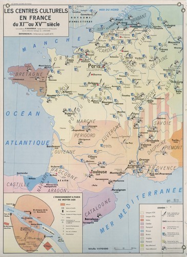 Carte régions france - régions, lorraine