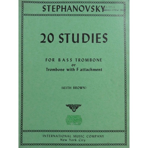 Stephanovsky 20 studies - stephanovsky,