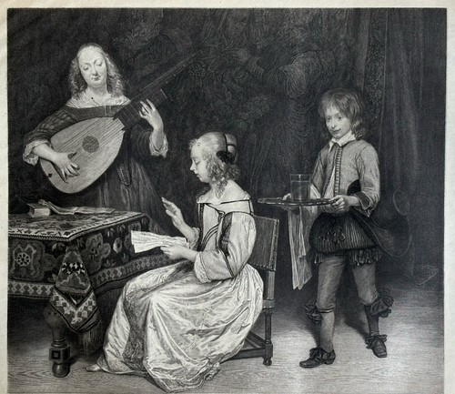 Ter borch gaujean gravure - ter,