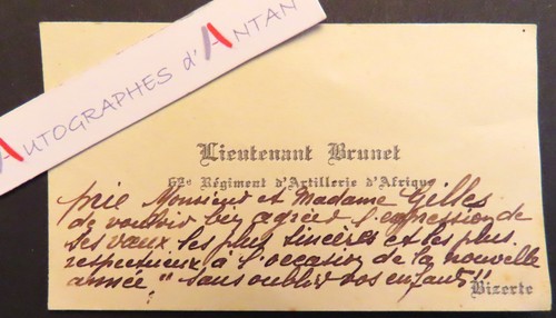 Lieutenant brunet 62è - brunet,