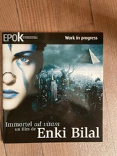 1 livret 33 pages Enki Bilal pour film Immortel ad vitam en 2004 Epok