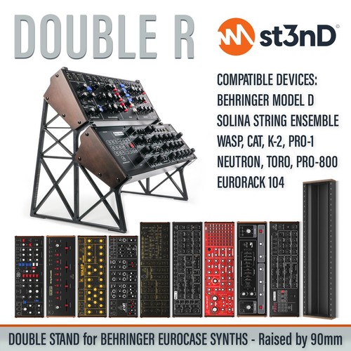 Double support pour synthés - double,