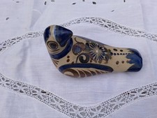 Oiseau   poterie peint à la main Mexique
