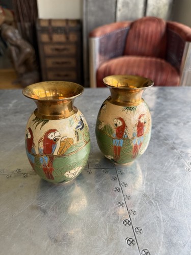 Paire vases anciens - paire,