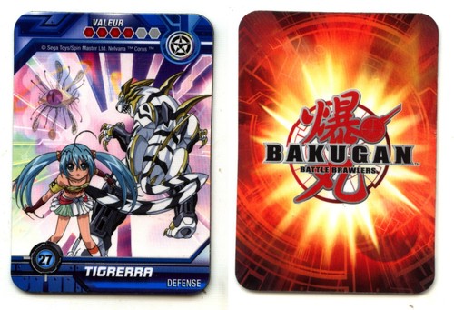 Carte magnétique bakugan - carte,