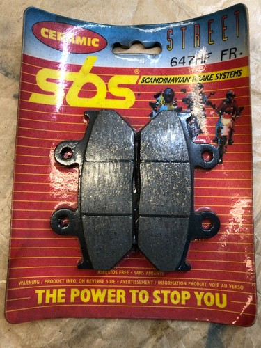 Plaquettes frein sbs 647hf - plaquettes,