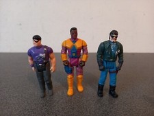 VINTAGE LOT 3 FIGURINES MASK KENNER HONDO MACLEAN- CLIFF DAGGER- SLY RAX