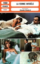 Fiche Cinéma - CLAUDE CHABROL.LA FEMME INFIDÈLE.1968*