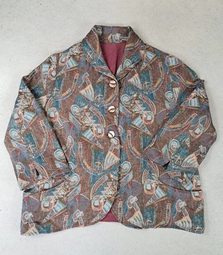 Veste tapisserie motif - veste,