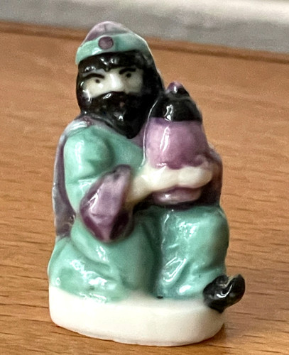 Fève roi santon crèche - roi,
