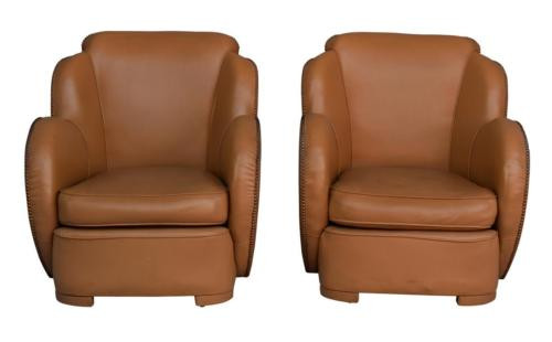 Fauteuils art déco type - fauteuils,