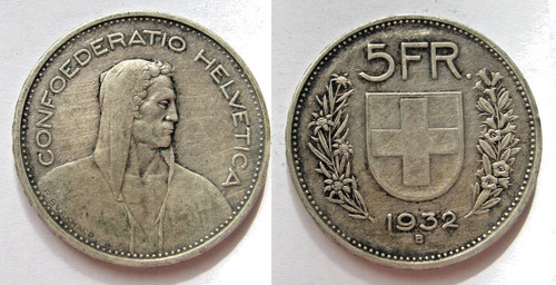 Suisse pièce francs - pièce, de