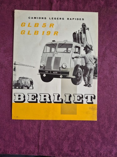 Berliet camions essieux - berliet, glc