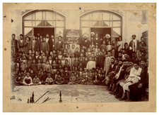 Qajar school students and