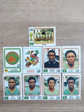 Panini Munich 74 équipe complète ZAÏRE reprint copy