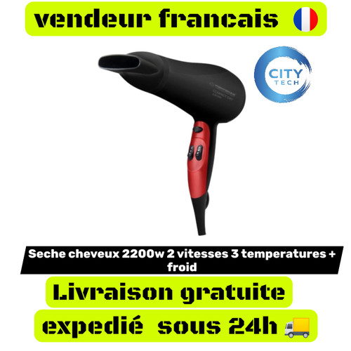 Seche cheveux 2200w vitesses - cheveux,