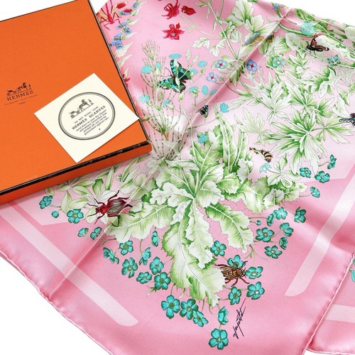 Foulard vintage soie hermes - foulard, en
