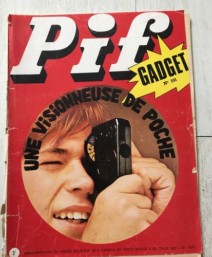 Magazine pif gadget ancien - magazine,