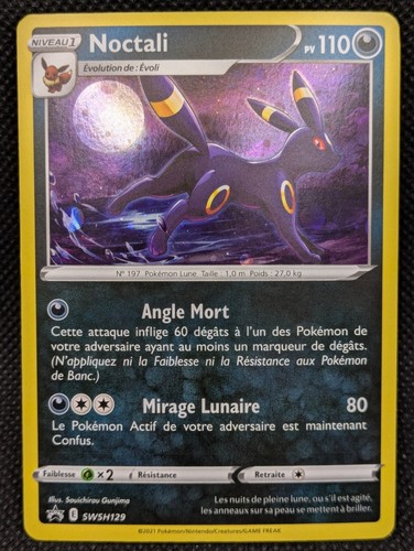 Carte pokemon noctali - carte,
