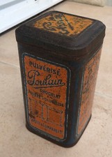Ancienne boite métal chocolat - métal,
