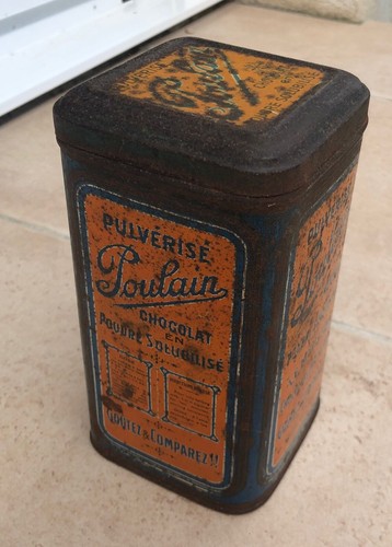 Ancienne boite métal - boite,