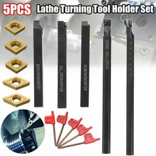 Jeu de porte-outils tour tige 8 mm avec inserts indexables pour le travail des m