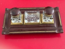Grand Double encrier ancien