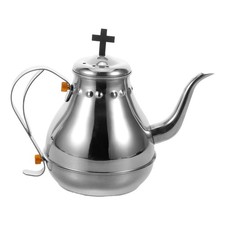  Distributeur de vin de communion : théière en acier inoxydable 1,2 L -