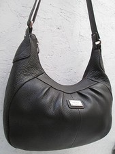 -AUTHENTIQUE  sac besace FUCHSIA Paris  cuir TBEG vintage bag