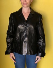 jolie veste en cuir d'agneau