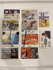 Lot 10 télécartes France