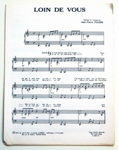 Partition sheet music crystal - music,