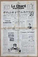 Le CANARD ENCHAINE numéro