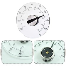 Thermomètre d'extérieur facile à installer avec ventouse pour fenêtres et po