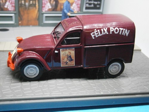 Miniature citroen fourgon - 2, cv