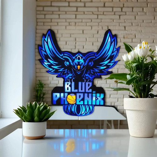 Enseigne led blue - led, phoenix