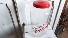 Rare ancien grand bocal d'épicerie Rollmops Neptune Strasbourg
