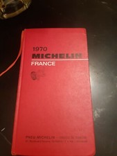 Guide Michelin 1970 prix en livres Sterling 