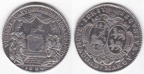 Jeton argent louis - argent, xiv