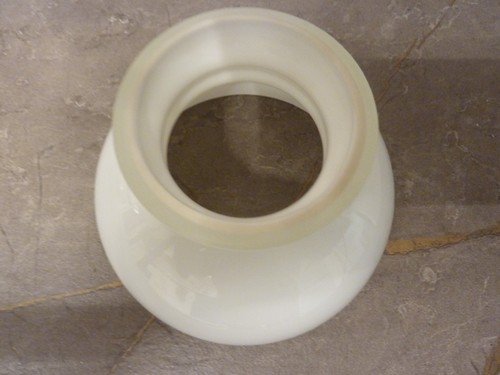 Abat jour verre blanc - abat-jour,